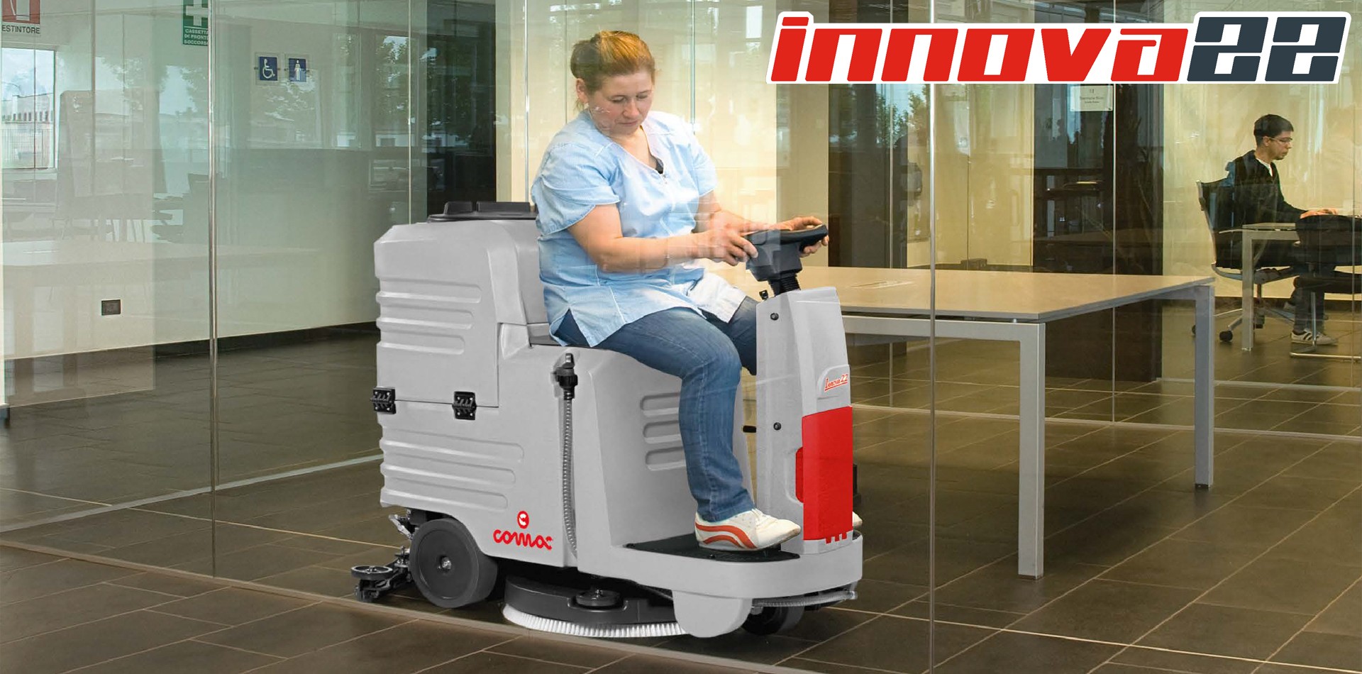 Innova 22B駕駛式洗地機,潔臣士科邁柯洗地機